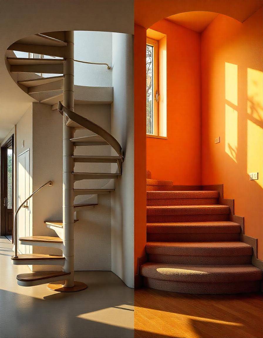 A Head To Head Comparison Of Spiral And Straight Staircase